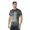 Camo US Flag T-Shirt - Black Camo