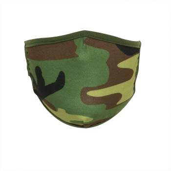 Camo 3-Layer Polyester Face Mask