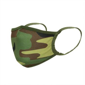 Camo 3-Layer Polyester Face Mask