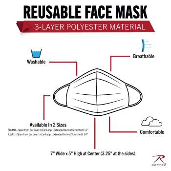 Reusable 3-Layer Face Mask