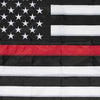 Deluxe Thin Red Line Flag / 3' X 5'