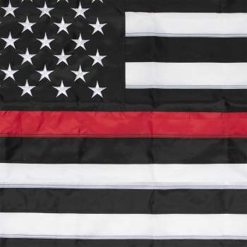 Deluxe Thin Red Line Flag / 3' X 5'