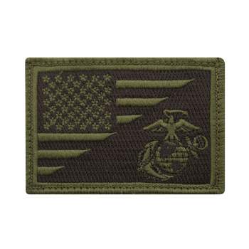 US Flag / USMC Eagle, Globe and Anchor Morale Patch