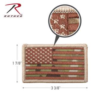 American Flag Patch - Hook Back