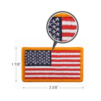 American Flag Patch - Hook Back