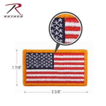 American Flag Patch - Hook Back