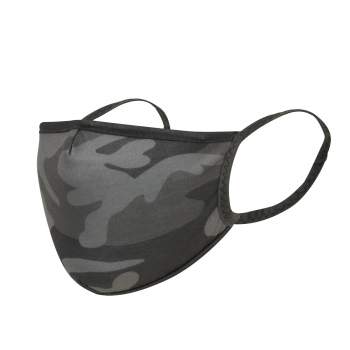 Camo 3-Layer Polyester Face Mask