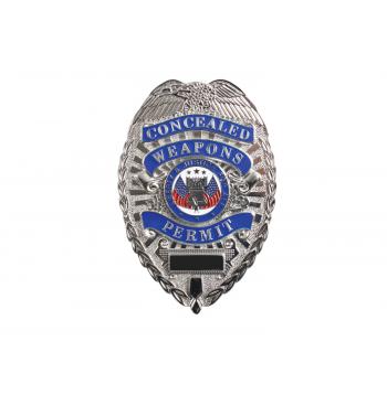 Deluxe "Concealed Weapons Permit" Badge