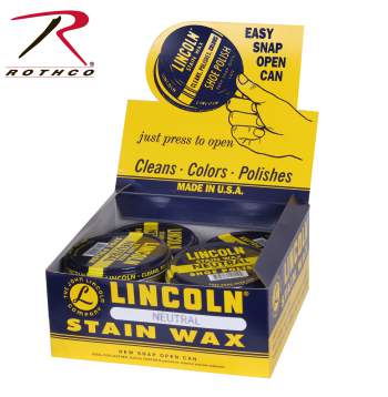 Lincoln U.S.M.C. Stain Wax Shoe Polish