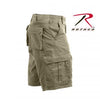 Vintage Style Solid Paratrooper Cargo Shorts