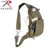 Crossbody Canvas Sling Bag - Vintage Olive Drab