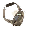 Crossbody Canvas Sling Bag - Vintage Olive Drab