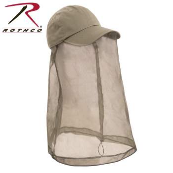 Operator Cap With Mosquito Net