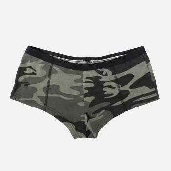 Black Camo "Booty Camp" Booty Shorts