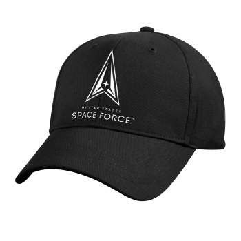 US Space Force Low Profile Cap - Black