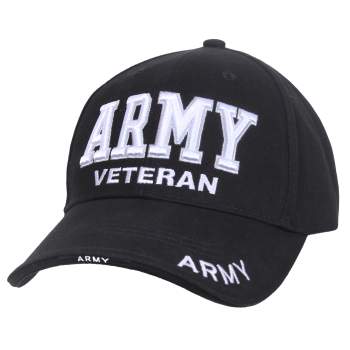 Deluxe Low Profile Army Veteran Cap