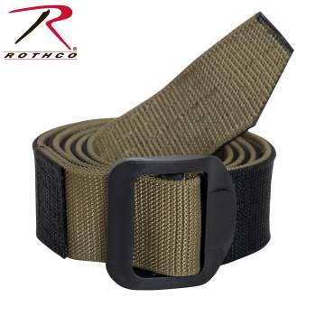 Reversible Airport Friendly Riggers Belt - Black / Coyote