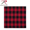 Red Plaid Bandana –  27" X 27"