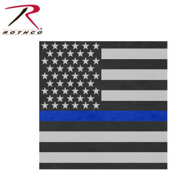 Thin Blue Line Flag Bandana