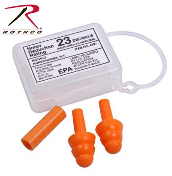 GI Type Silicon Earplugs