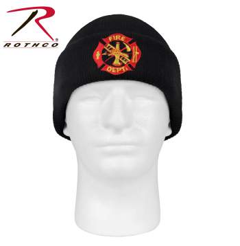 Deluxe Fire Department Embroidered Watch Cap