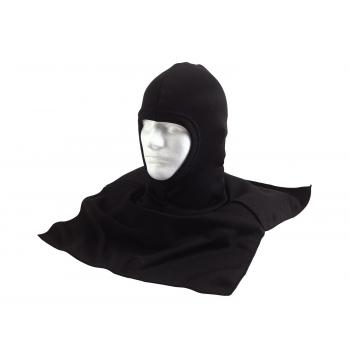 Black Polyester Balaclava w/ Dickie