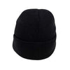 Veteran With US Flag Fine Knit Watch Cap - Black