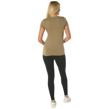 Womens Longer T-shirt - Coyote Brown