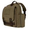 Vintage Style Canvas Sling Backpack - Olive Drab