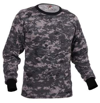 Long Sleeve Digital Camo T-Shirt