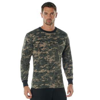 Long Sleeve Digital Camo T-Shirt