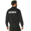 Security 1/4 Zip Job Shirt - Black