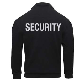 Security 1/4 Zip Job Shirt - Black