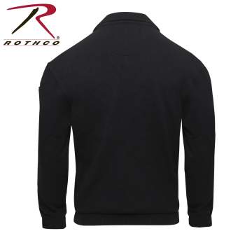 Security 1/4 Zip Job Shirt - Black