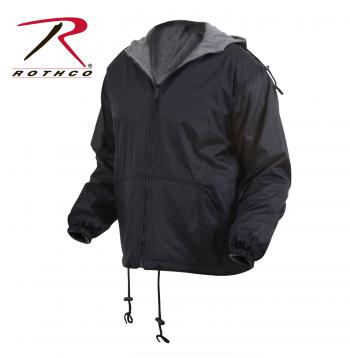 Reversible Lined Jacket With Hood