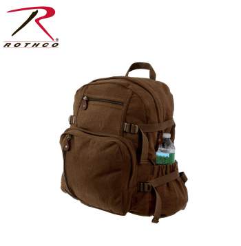 Jumbo Vintage Style Canvas Backpack