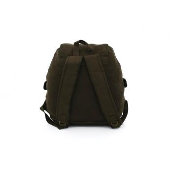 Vintage Style Canvas Wayfarer Backpack w/ Leather Accents