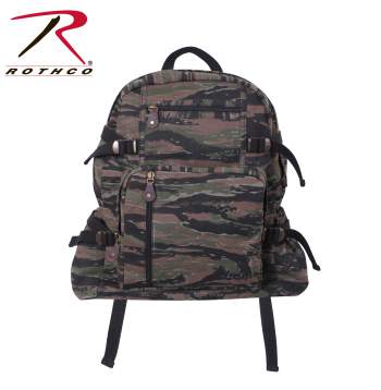 Jumbo Vintage Style Canvas Backpack