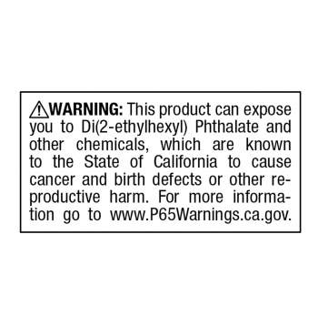 California Prop 65 Chemical Warning Labels