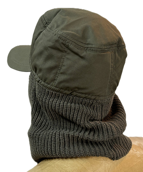 Military Style Cold Weather Hat with Knit Balaclava