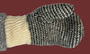 Canadian Military White Striped Knit Wool Mittens