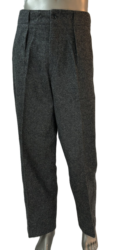 Vintage European Civil Defense Wool Trousers