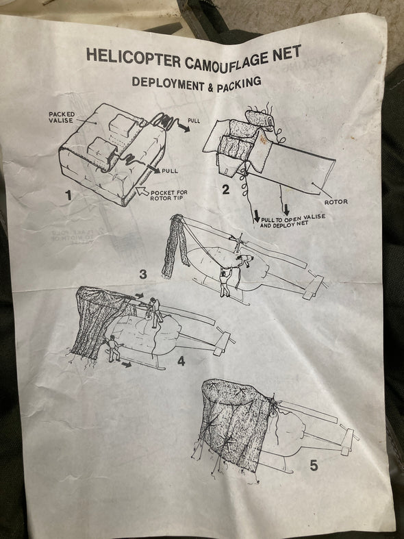 US Military Helicopter Camouflage Net