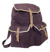 Vintage Purple Canvas Backpack