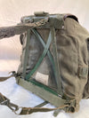 French Military Green Canvas Rucksack with Frame