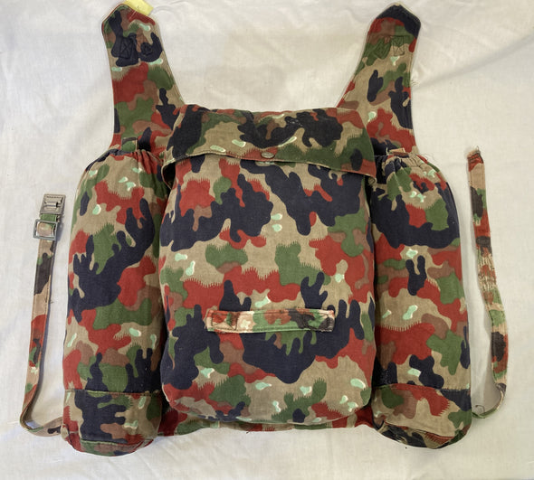 Vintage Swiss Alpenflage Camo Backpack