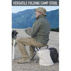 Lightweight Folding Camp Stool - Coyote Brown