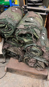 Real Deal Surplus East German 18’x18’ (325 sq/ft+) Paper Camo Netting Rolled, used excellent