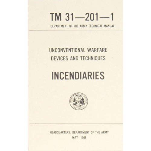 Unconventional Warfare Devices & Techniques Incendiaries