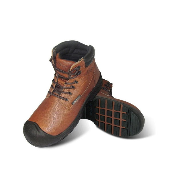 Vulcan Brown Leather Composite Toe Work Boot